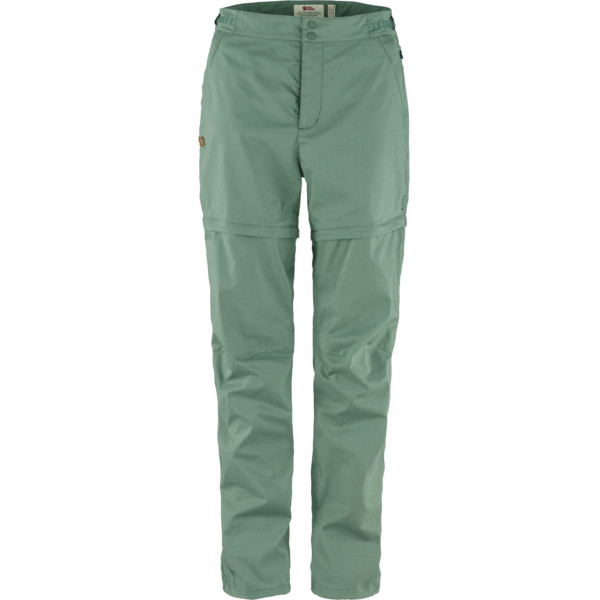 ABISKO HIKE ZIP-OFF TRS W Damen - Trekkinghose-PATINA GREEN