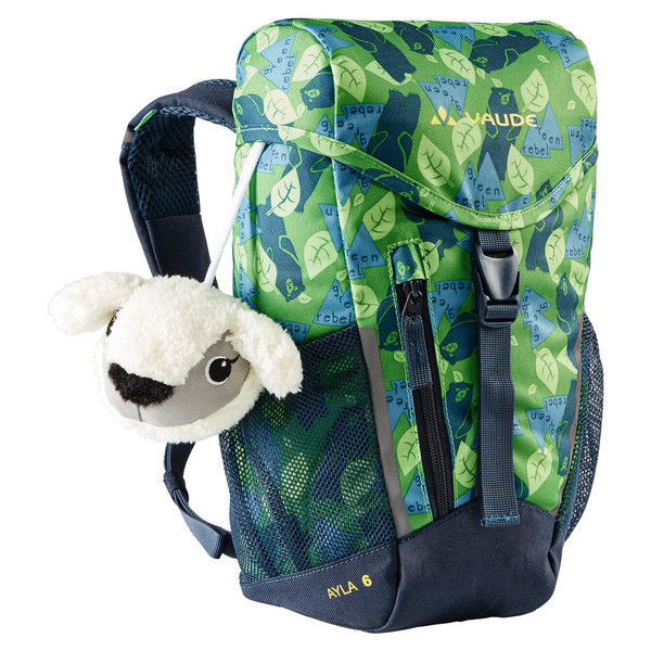 AYLA 6 Kinder - Kinderrucksack-PARROT GREEN/ECLIPSE