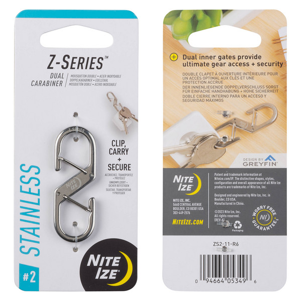 Nite Ize Z-SERIES DUAL CARABINER - Schlüsselanhänger Ansicht 3