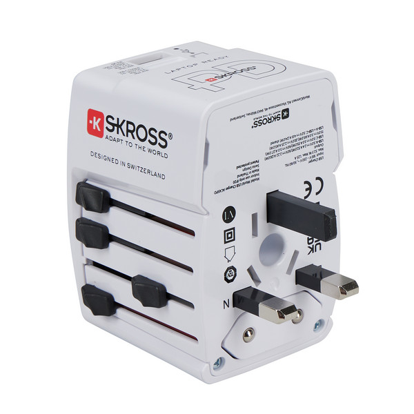 Skross WORLD USB CHARGER AC45PD WITH USB-C CABLE - Reisestecker Ansicht 4