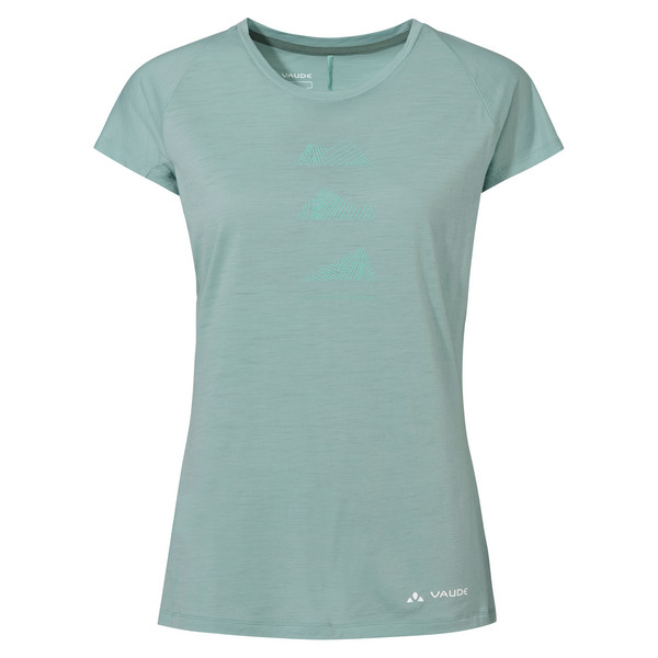 WOMEN'S TEKOA WOOL T-SHIRT Damen - Funktionsshirt-DUSTY FERN UNI