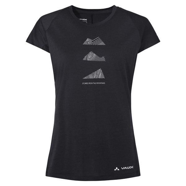 WOMEN'S TEKOA WOOL T-SHIRT Damen - Funktionsshirt-BLACK