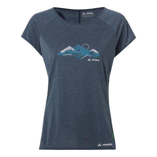 WOMEN'S TEKOA T-SHIRT II Damen - Funktionsshirt-DARK SEA/WHITE