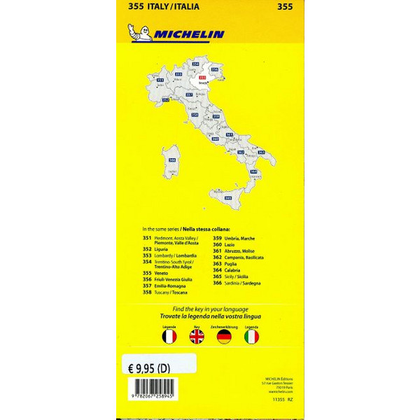 MICHELIN VENETIEN - Straßenkarte Ansicht 2