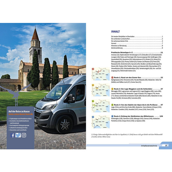 REISE KNOW-HOW WOHNMOBIL-TOURGUIDE OBERITALIEN - Reiseführer Ansicht 2