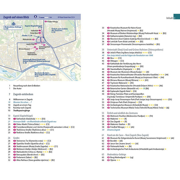 REISE KNOW-HOW CITYTRIP ZAGREB - Reiseführer Ansicht 2