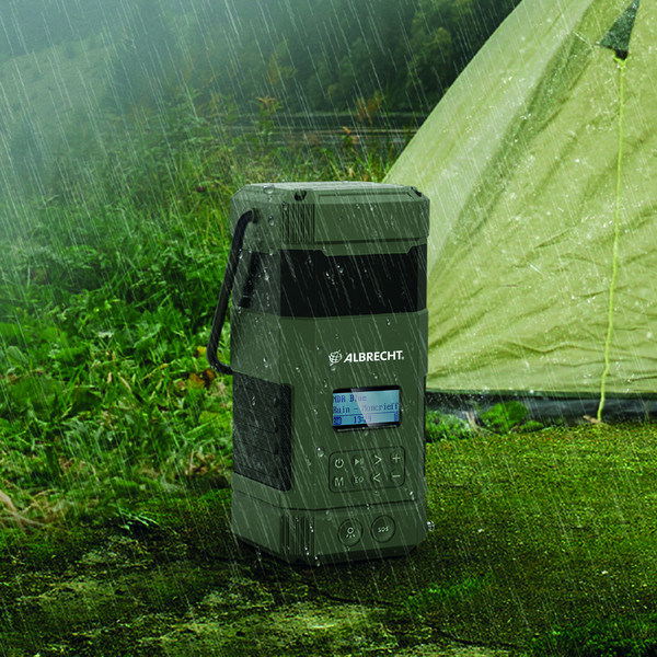 Albrecht DR 114 DAB+ OUTDOOR RADIO WITH CAMPING LAMP - Kurbelradio Ansicht 4