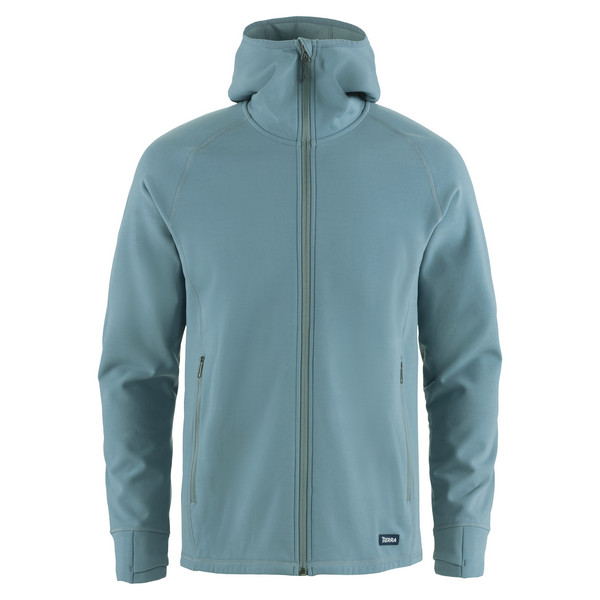 KVALØYA HOOD M Herren - Fleecejacke-SLATE BLUE