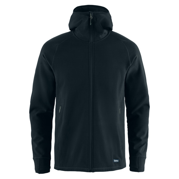 KVALØYA HOOD M Herren - Fleecejacke-MOONLESS NAVY