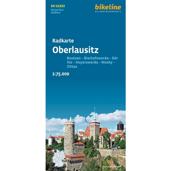 RADKARTE OBERLAUSITZ (RK-SAX03) - Fahrradkarte Ansicht 1