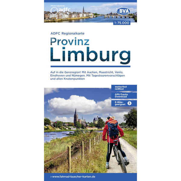 ADFC-REGIONALKARTE LIMBURG, 1:75.000 - Fahrradkarte Ansicht 1