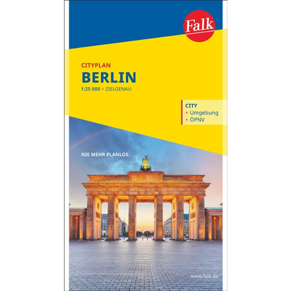 FALK CITYPLAN BERLIN 1:25.000 - Stadtplan Ansicht 1