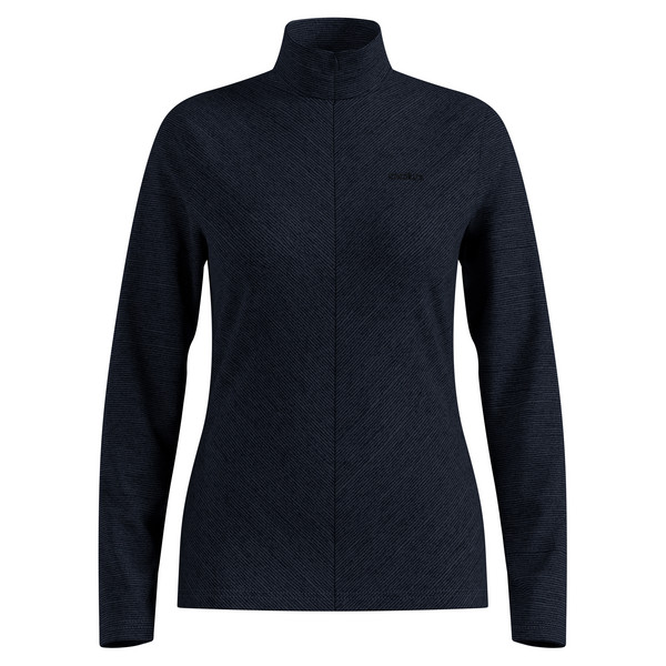 ROY MID LAYER 1/2 ZIP Damen - Fleecepullover-DARK SAPPHIRE - BLACK - STRIPES