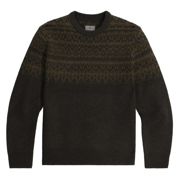 ARCH ROCK CREW L/S Herren - Wollpullover-BLACK OLIVE LASSEN PT