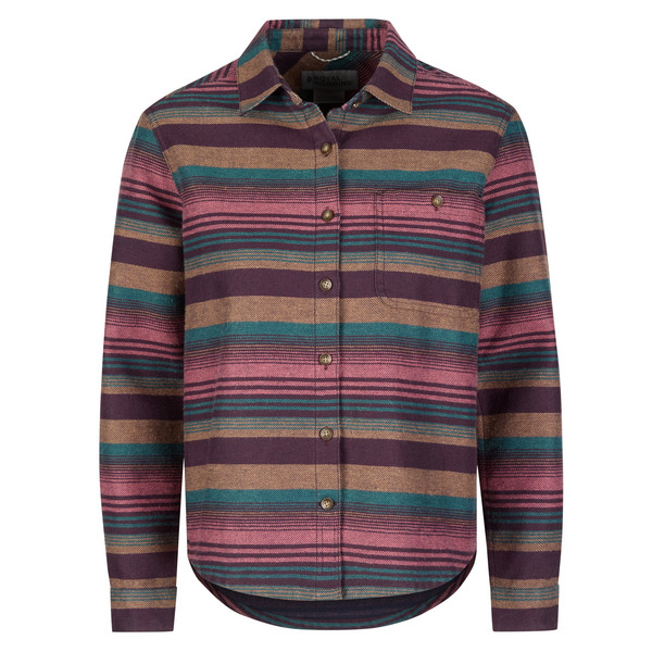 CLOUDS REST HEMP L/S Damen - Outdoor Hemd-HUCKLEBERRY ALDER STR