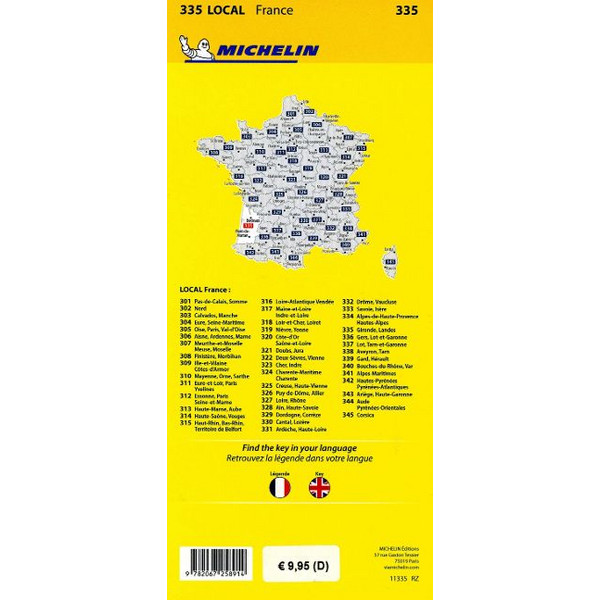 MICHELIN GIRONDE - LANDES - Straßenkarte Ansicht 2