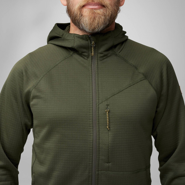 Fjällräven ABISKO GRID FLEECE HOODIE M Herren - Fleecejacke Ansicht 12