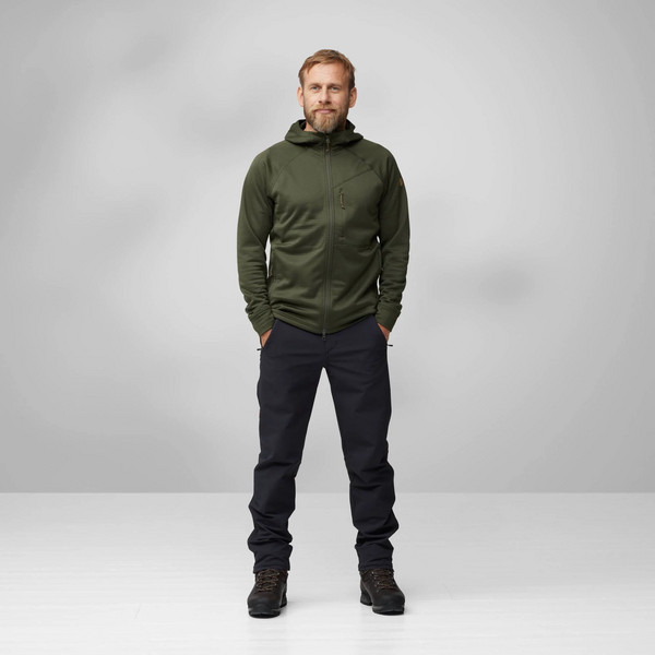 Fjällräven ABISKO GRID FLEECE HOODIE M Herren - Fleecejacke Ansicht 14