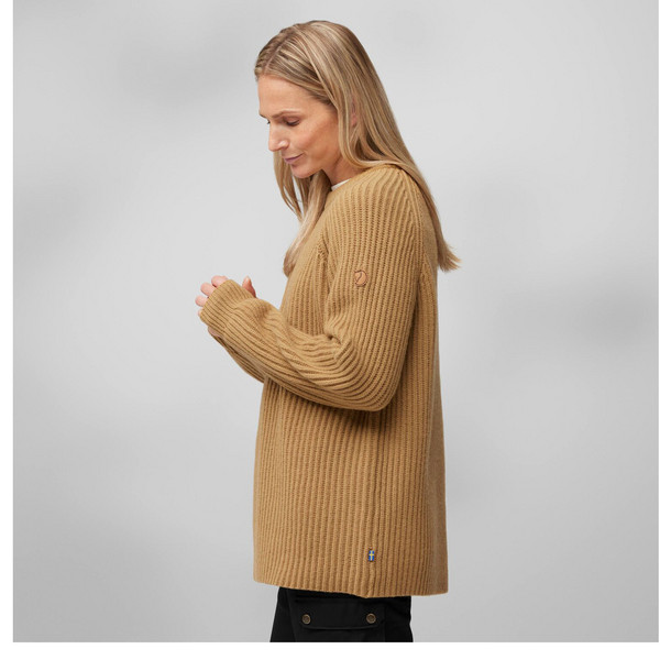Fjällräven ÖVIK RIB SWEATER W Damen - Wollpullover Ansicht 6