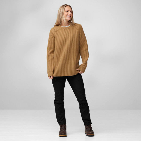 Fjällräven ÖVIK RIB SWEATER W Damen - Wollpullover Ansicht 8