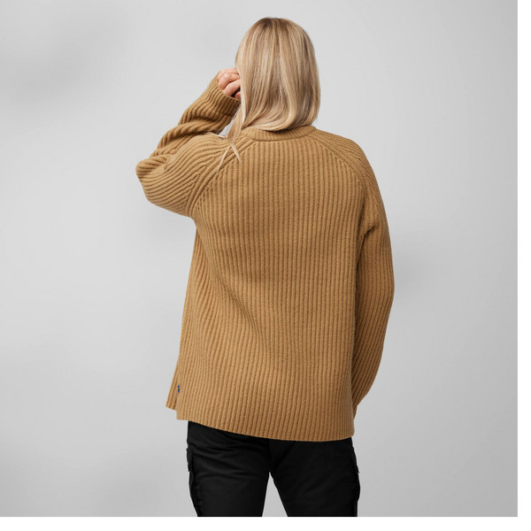 Fjällräven ÖVIK RIB SWEATER W Damen - Wollpullover Ansicht 5