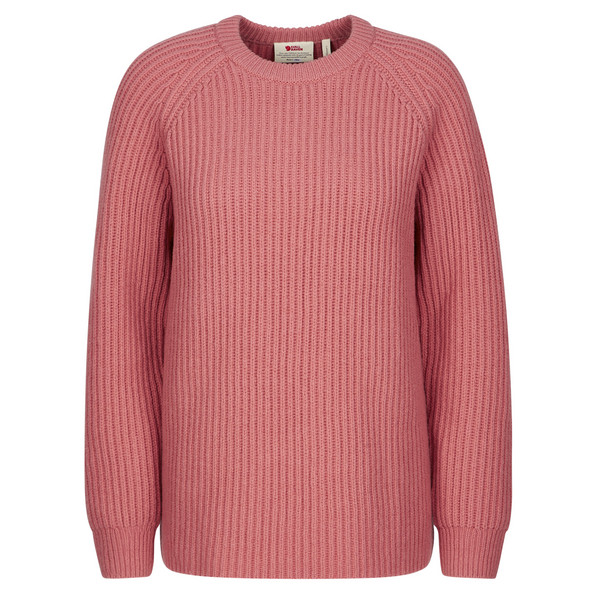 ÖVIK RIB SWEATER W Damen - Wollpullover-DUSTY ROSE