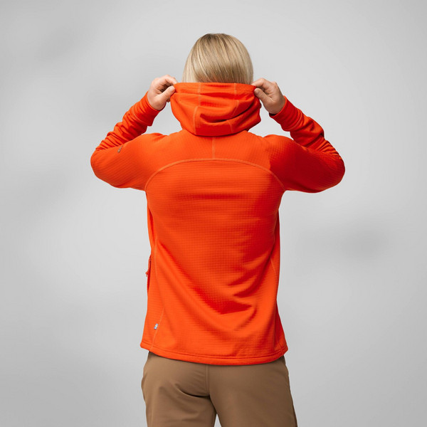 Fjällräven ABISKO GRID FLEECE HOODIE W Damen - Fleecejacke Ansicht 10