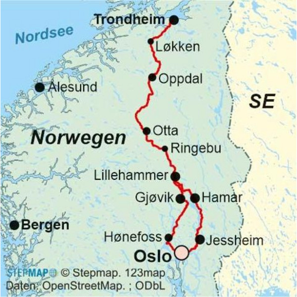 NORWEGEN: OLAVSWEG - Wanderführer Ansicht 2
