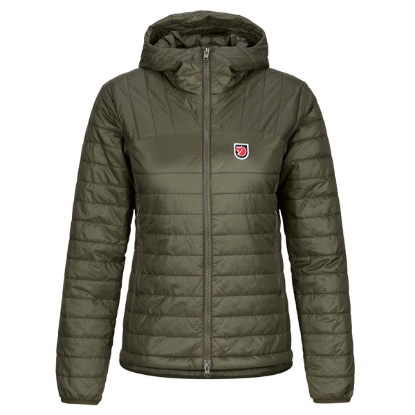EXPEDITION X-LÄTT HOODIE W Damen - Isolationsjacke-DEEP FOREST