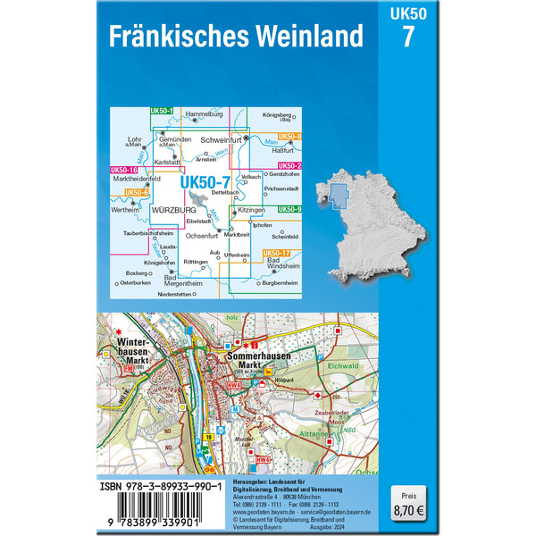 UK50-7 FRÄNKISCHES WEINLAND Ansicht 2