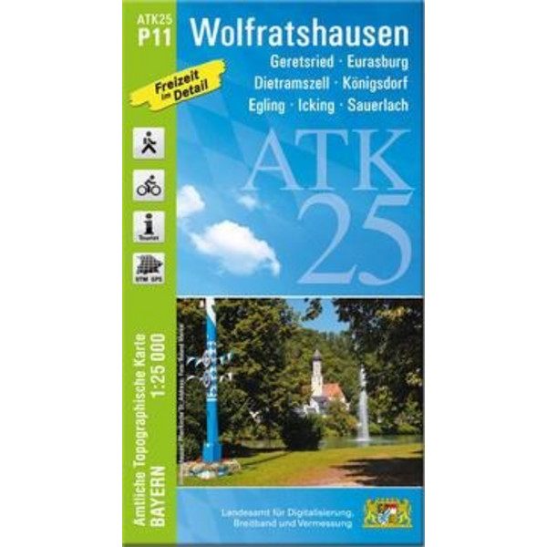 ATK25-P11 WOLFRATSHAUSEN - Wanderkarte