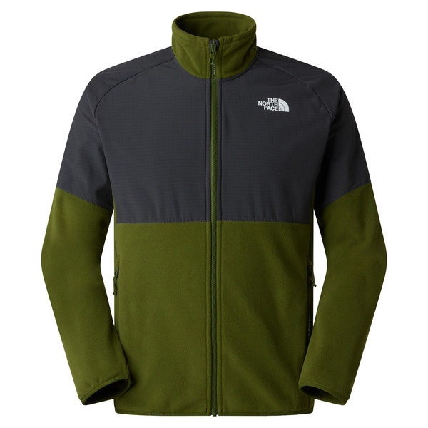 M GLACIER HEAVYWEIGHT FULL ZIP Herren - Fleecejacke-WOODLAND GREEN/ASPHALT