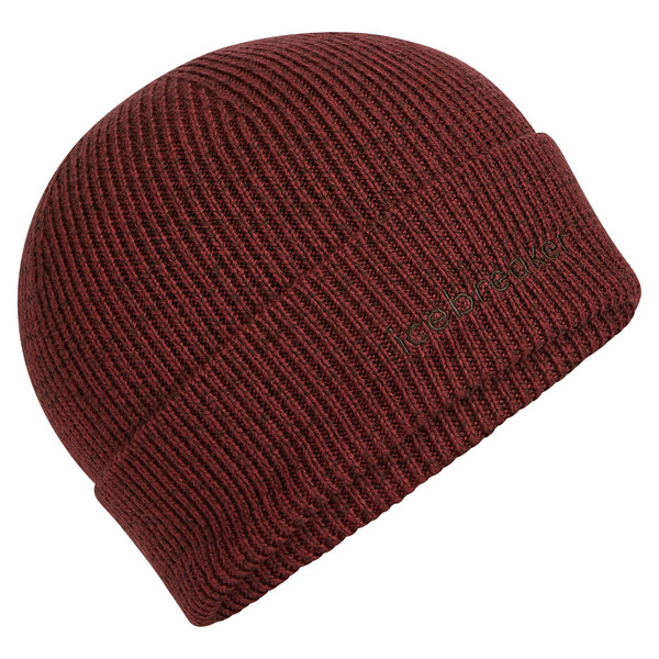 UNISEX MERINO ALL DAY TOQUE BEANIE Unisex - Wollmütze-PORT/BITTERSWEET