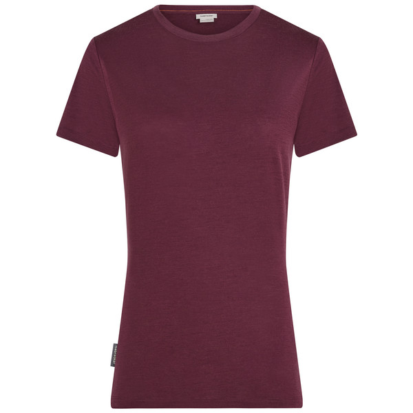 WOMEN MERINO 150 TECH LITE SS TEE Damen - T-Shirt-DK BERRY