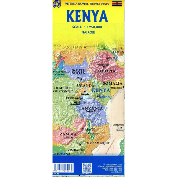 KENYA - Straßenkarte Ansicht 2