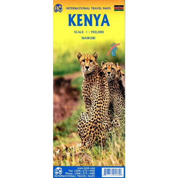KENYA - Straßenkarte Ansicht 1