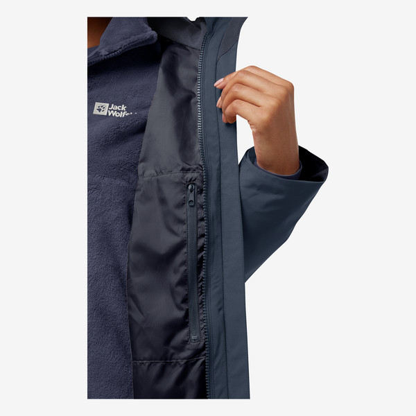 Jack Wolfskin ROTWAND 3IN1 JKT W Damen - Doppeljacke Ansicht 16