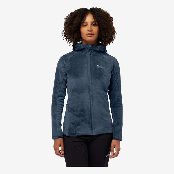 Jack Wolfskin ROTWAND HOODED FZ W Damen - Fleecejacke Ansicht 4
