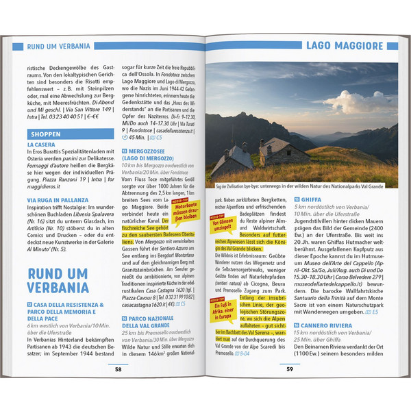 MARCO POLO REISEFÜHRER OBERITALIENISCHE SEEN, LAGO MAGGIORE Ansicht 6