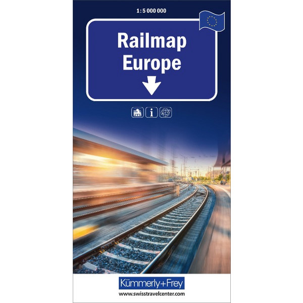 RAILMAP EUROPE 1:5MIO. - Karte Ansicht 1