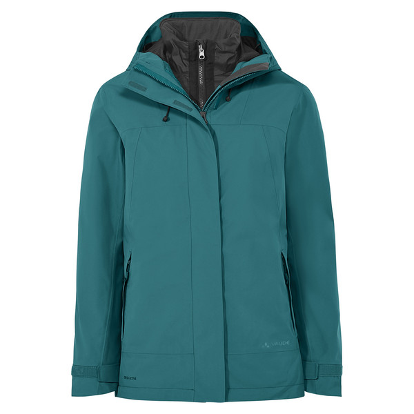 NEYLAND 3IN1 JACKET Damen - Doppeljacke-DARK FJORD GREEN