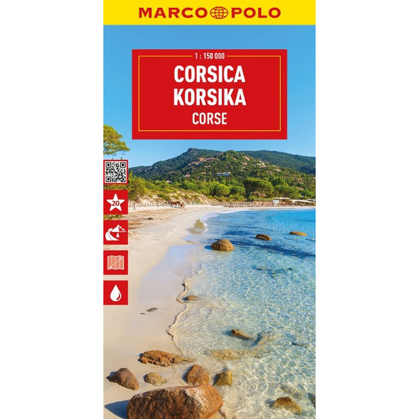 MARCO POLO REISEKARTE KORSIKA 1:150.000 - Straßenkarte