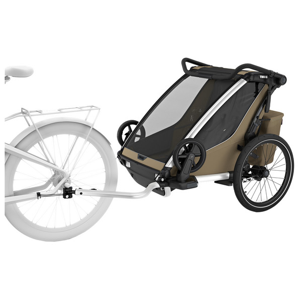 Thule CHARIOT CROSS DOUBLE FADED KHAKI - Fahrradanhänger Ansicht 4