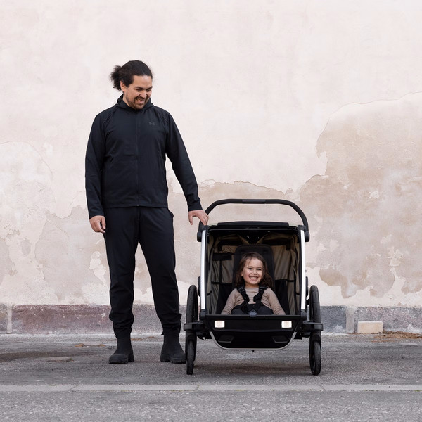 Thule CHARIOT CROSS SINGLE DARK SLATE - Fahrradanhänger Ansicht 7