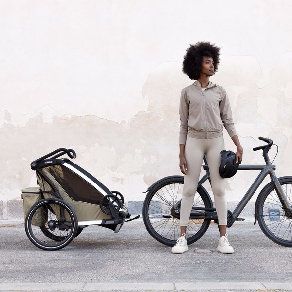 Thule CHARIOT CROSS SINGLE DARK SLATE - Fahrradanhänger Ansicht 8