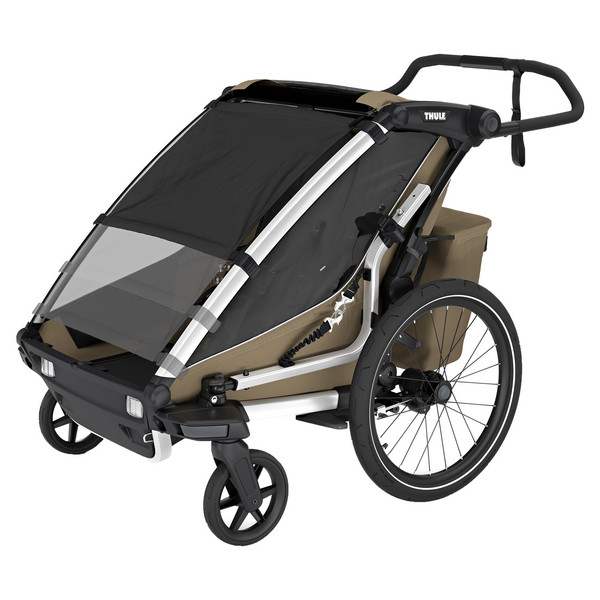 Thule CHARIOT CROSS SINGLE FADED KHAKI - Fahrradanhänger Ansicht 6