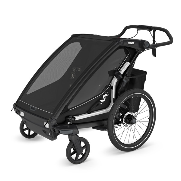 CHARIOT SPORT DOUBLE BLACK - Fahrradanhänger