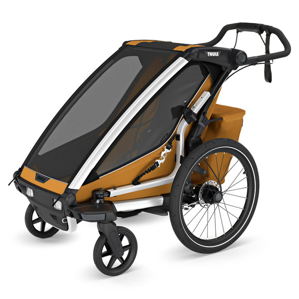 CHARIOT SPORT SINGLE NATURAL GOLD - Fahrradanhänger