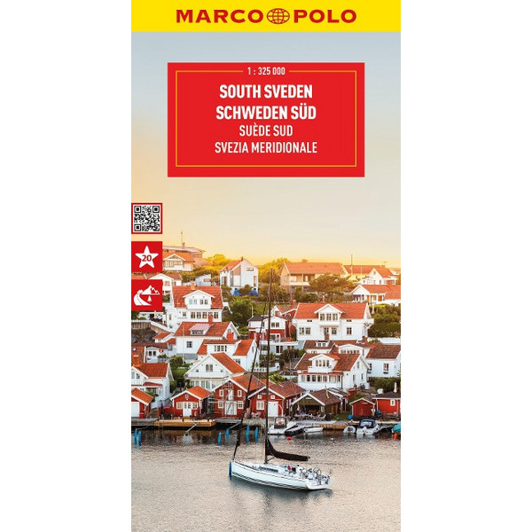 MARCO POLO REISEKARTE SCHWEDEN SÜD 1:325.000 - Straßenkarte Ansicht 1