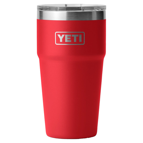 RAMBLER 20 OZ STK MS - Thermobecher-RESCUE RED